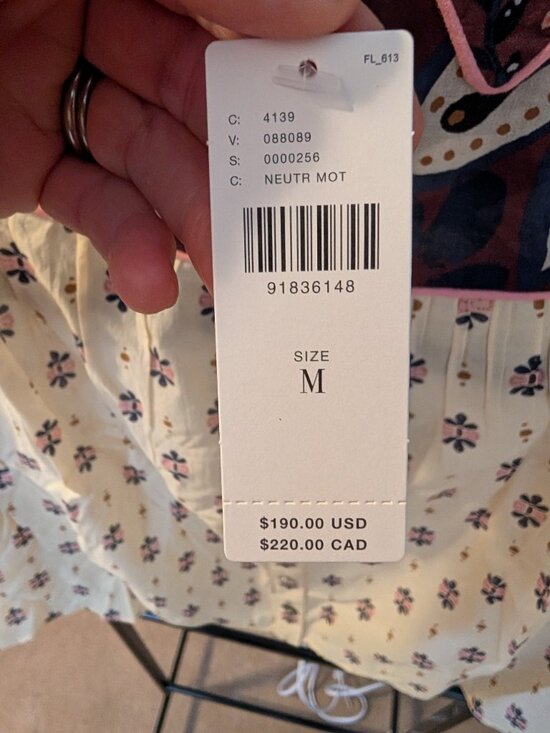 NWT Farm Rio Ainika Chill Blouse | Size M | Anthropologie - Picture 5 of 13